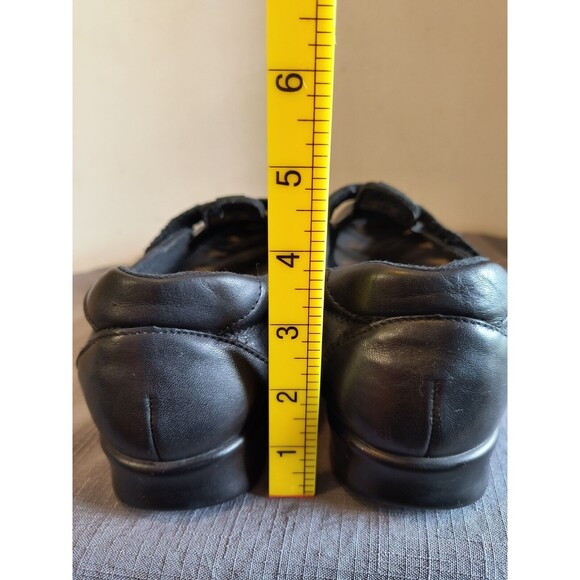 SAS Tripad Comfort Roamer Black Leather Walking Shoe T-strap Mary Jane 10 - Picture 8 of 9